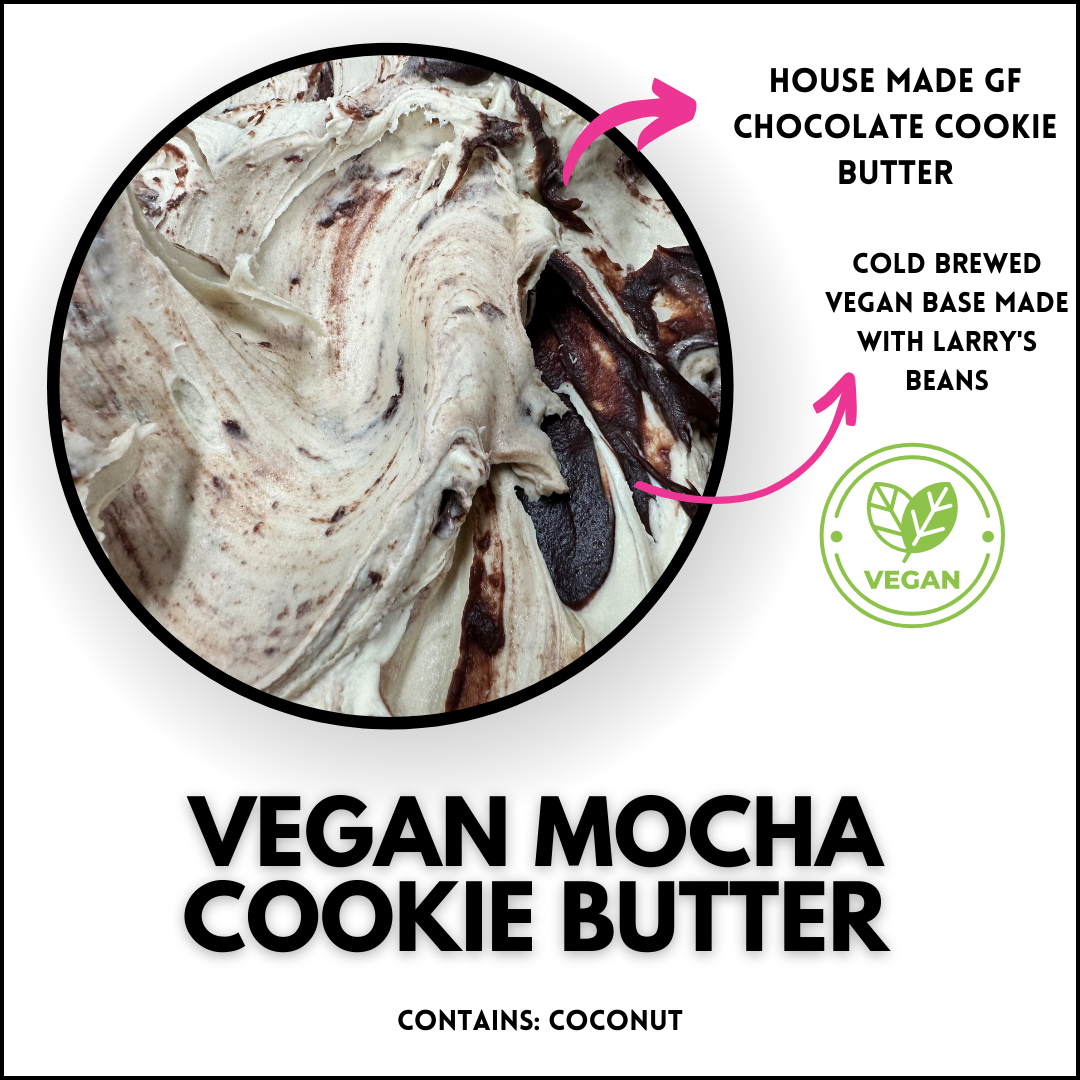 Vegan Mocha Cookie Butter Swirl (Gluten Friendly)