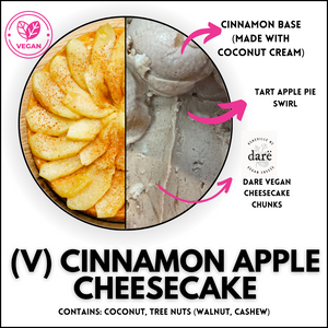 Vegan Cinnamon Apple Cheesecake (Gluten Friendly)