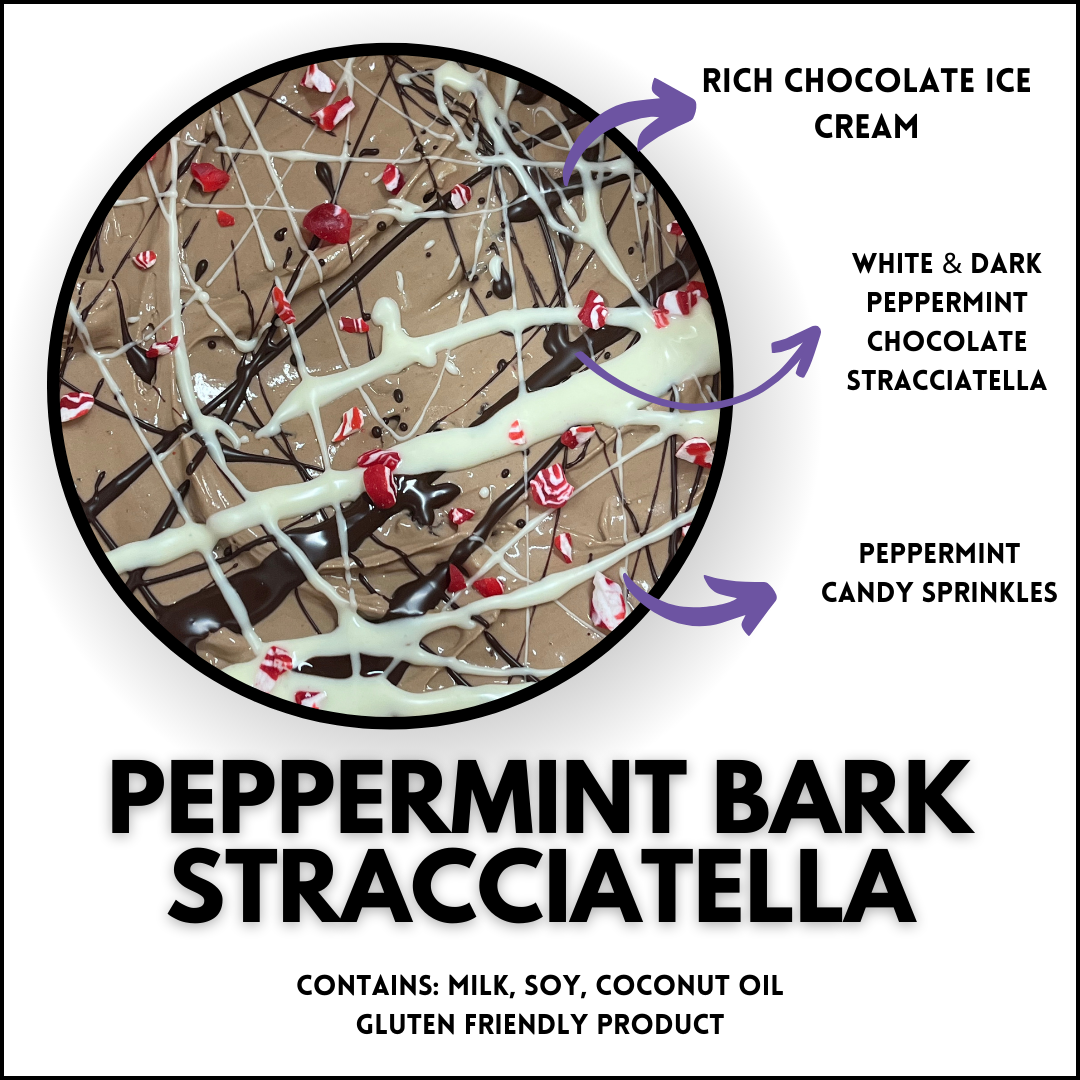 Peppermint Bark Stracciatella (Gluten Friendly)