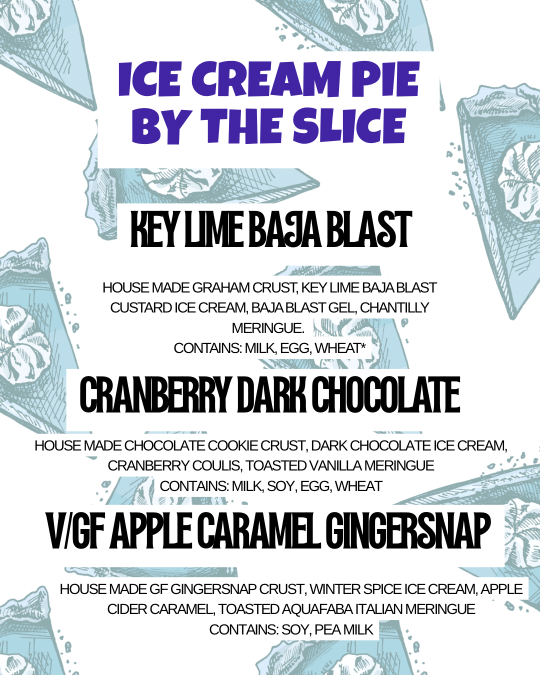 Ice Cream Pie Slices